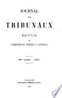 Journal des tribunaux