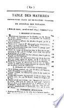 Journal des voyages