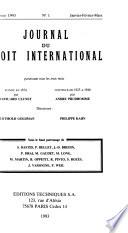 Journal du droit international
