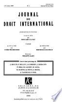 Journal du droit international