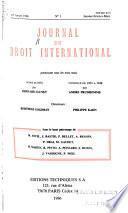 Journal du droit international