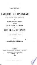 Journal du marquis de Dangeau: Table générale alphabétique