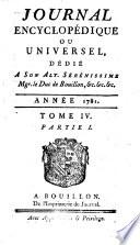 JOURNAL ENCYCLOPÉDIQUE OU UNIVERSEL.