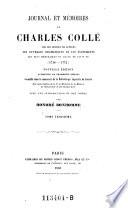 Journal et Memoires de Chalrs Colle