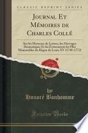 Journal Et Mémoires de Charles Collé