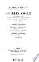 Journal et Memoires de Charles Colle
