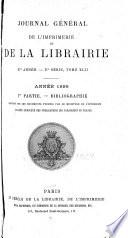 Journal général de l'imprimerie et de la librairie