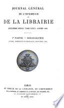 Journal général de l'imprimerie et de la librairie