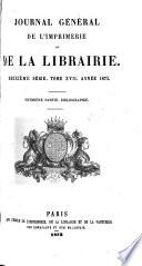 Journal général de l'imprimerie et de la librairie