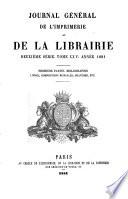 Journal général de l'imprimerie et de la librairie