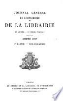 Journal général de l'imprimerie et de la librairie