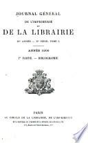 Journal général de l'imprimerie et de la librairie