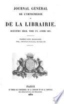 Journal général de l'imprimerie et de la librairie