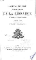 Journal général de l'imprimerie et de la librairie
