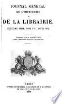 Journal général de l'imprimerie et de la librairie