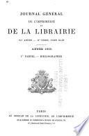 Journal général de l'imprimerie et de la librairie