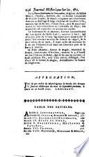Journal historique et littéraire