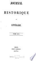 Journal historique et litteraire