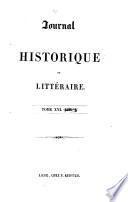 Journal historique et littéraire