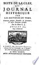 Journal historique sur les matieres du tems
