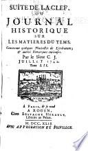 Journal historique sur les matieres du tems