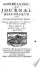 Journal historique sur les matieres du tems