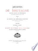 Journal inédit d'un député de l'ordre de la noblesse aux États de Bretagne pendant la régence (1717-1724)