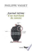 Journal intime d'un marchand de canons