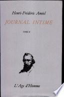Journal intime: Janvier 1852-mars 1856
