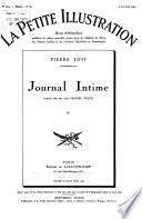 Journal intime, publié