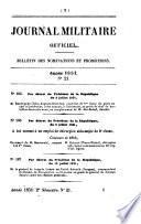 Journal militaire officiel