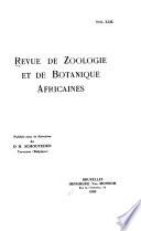 Journal of African zoology