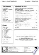 Journal of Pulp and Paper Science