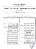 Journal officiel de l'Indochine française