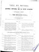 Journal officiel de la Côte d'Ivoire