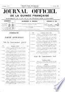 Journal officiel de la Guinée française