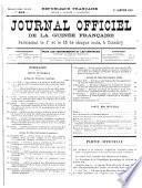 Journal officiel de la Guinee française