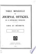 Journal officiel de la République française. Édition des lois et décrets