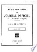 Journal officiel de la République française. Édition des lois et décrets