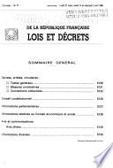 Journal officiel de la République française. Édition des lois et décrets