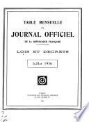 Journal officiel de la République française. Édition des lois et décrets