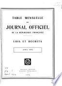 Journal officiel de la République française. Édition des lois et décrets