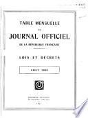 Journal officiel de la République française. Édition des lois et décrets