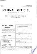 Journal officiel de la République française