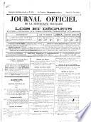 Journal officiel de la République française