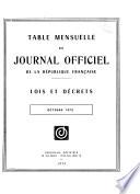 Journal officiel de la République française