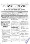 Journal officiel de la République française