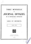 Journal officiel de la République française