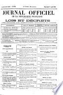 Journal officiel de la République française