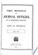 Journal officiel de la République française